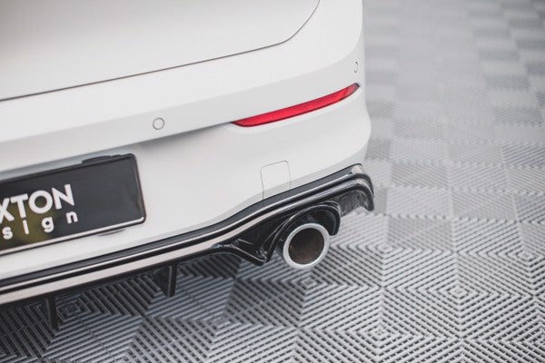 Maxton Rear Valance V.2 Volkswagen Golf 8 Gti - Gloss Black
