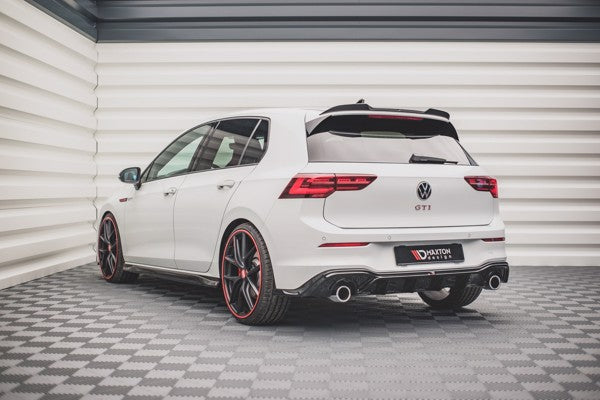 Maxton Rear Valance V.2 Volkswagen Golf 8 Gti - Gloss Black
