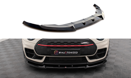 Maxton Front Splitter V.1 Mini Cooper Clubman John Cooper Works F54 Facelift - Gloss Black