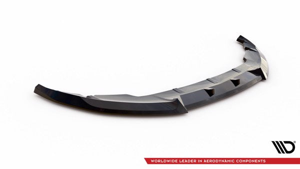 Maxton Front Splitter V.1 Mini Cooper Clubman John Cooper Works F54 Facelift - Gloss Black