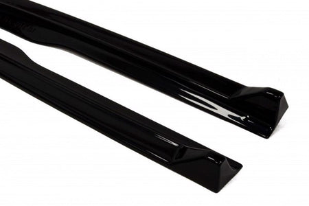 Maxton Side Skirts Diffusers Nissan 370Z - Gloss Black