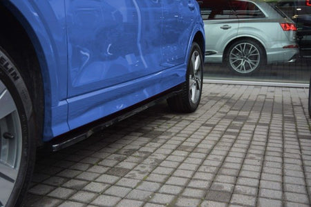 Maxton Side Skirts Diffusers Audi Q2 Mk.1 - Gloss Black