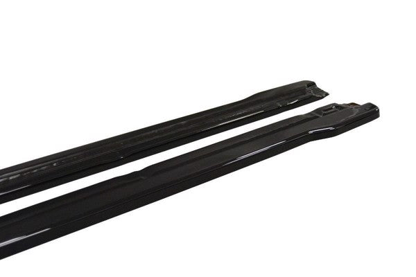 Maxton Side Skirts Diffusers Audi Q2 Mk.1 - Gloss Black