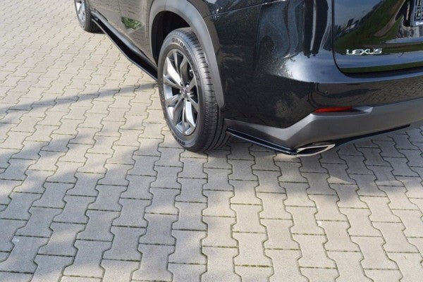 Maxton Rear Side Splitters Lexus Nx Mk1 T - Gloss Black