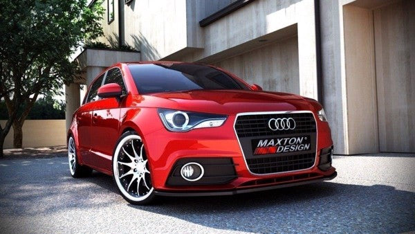 Maxton Front Splitter Audi A1 8X - Gloss Black