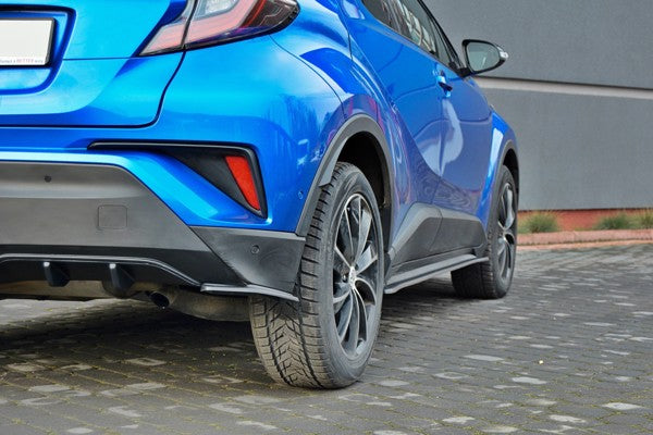 Maxton Rear Side Splitters Toyota C-Hr  - Gloss Black
