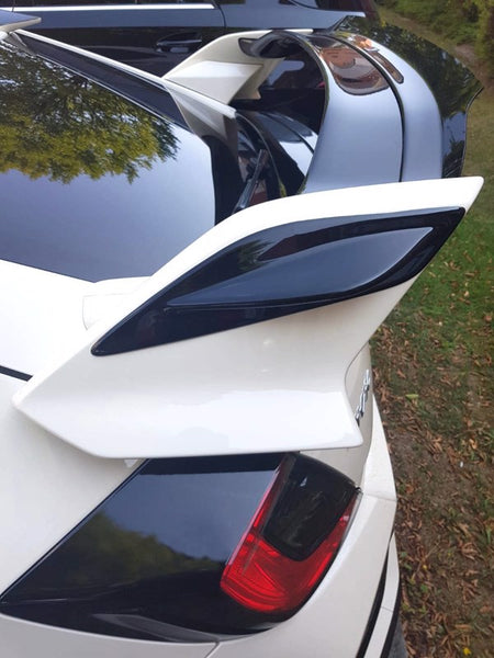 Maxton Spoiler Side Extensions Honda Civic X Type R - Gloss Black