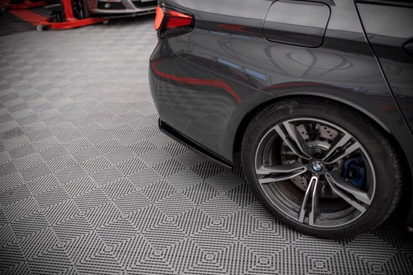 Maxton Rear Side Splitters BMW M5 F90 - Gloss Black