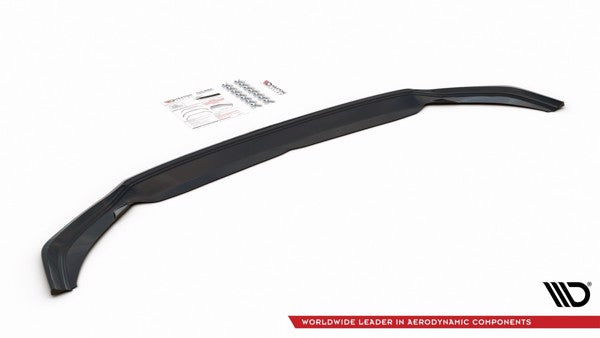 Maxton Front Splitter V.2 VW Polo Mk6 Gti - Gloss Black