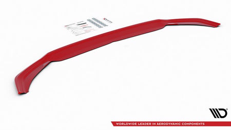 Maxton Front Splitter V.2 VW Polo Mk6 Gti - Gloss Black