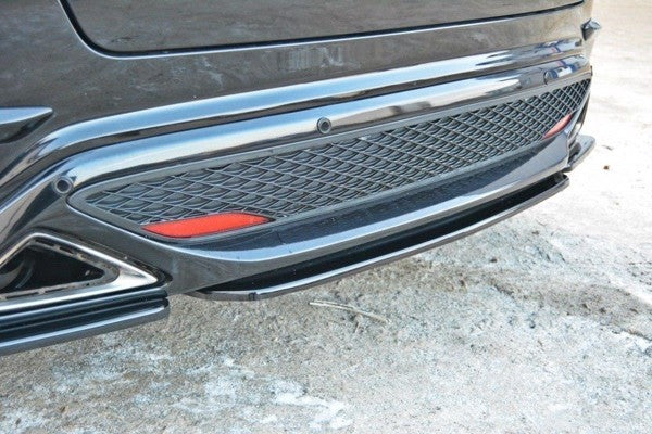 Maxton Central Rear Splitter Honda Civic VIii Type S/R (Without Vertical Bars) - Gloss Black