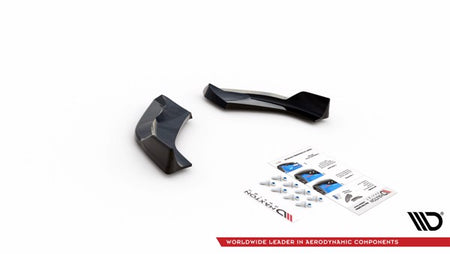 Maxton Rear Side Splitters V.3 Hyundai I30 N Hatchback Mk3 Facelift - Gloss Black