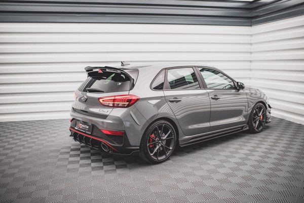 Maxton Rear Side Splitters V.3 Hyundai I30 N Hatchback Mk3 Facelift - Gloss Black