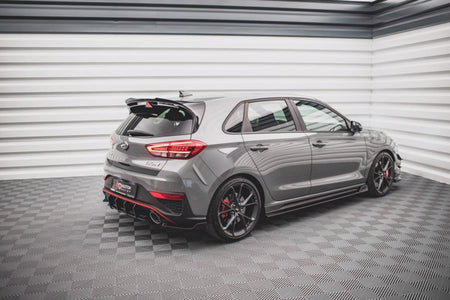 Maxton Rear Side Splitters V.3 Hyundai I30 N Hatchback Mk3 Facelift - Gloss Black
