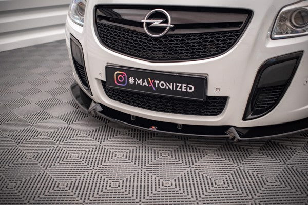 Maxton Front Splitter V.2 Opel Insignia Opc Mk1 - Gloss Black