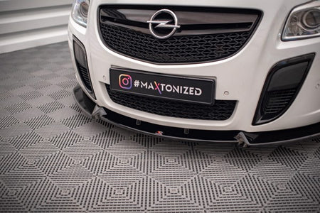 Maxton Front Splitter V.2 Opel Insignia Opc Mk1 - Gloss Black