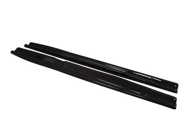 Maxton Side Skirts Diffusers Fiat Punto Evo Abarth - Gloss Black
