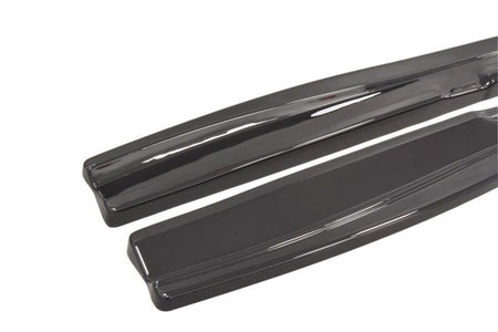 Maxton Side Skirts Diffusers Fiat Punto Evo Abarth - Gloss Black