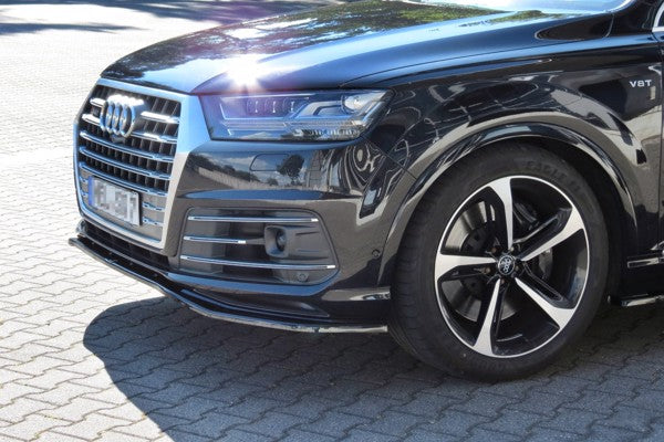 Maxton Front Splitter Audi Sq7 / Q7 S-Line Mk.2 - Gloss Black