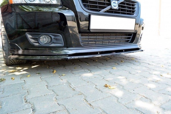 Maxton Front Splitter V.1 Volvo V50F R-Design - Gloss Black