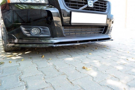 Maxton Front Splitter V.1 Volvo V50F R-Design - Gloss Black