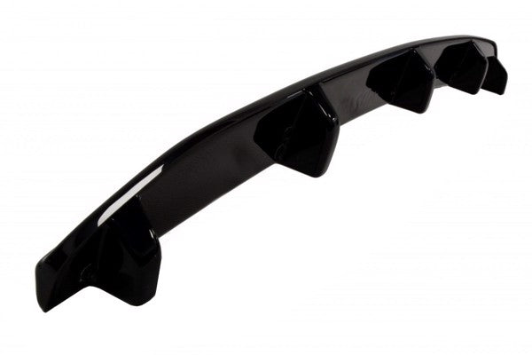 Maxton Central Rear Splitter Mercedes Cls C218 (With A Vertical Bar) Amg Line - Gloss Black