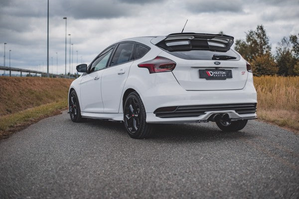 Maxton Side Skirts Diffusers V.2 Ford Focus St Mk3 - Gloss Black