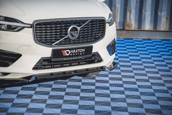 Maxton Front Splitter V.2 Volvo Xc60 Mk2 R-Design - Gloss Black
