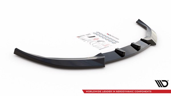 Maxton Front Splitter V.1 Dodge Charger Rt Mk7 Facelift - Gloss Black