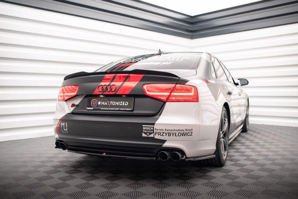 Maxton Spoiler Cap Audi S8 D4 - Gloss Black