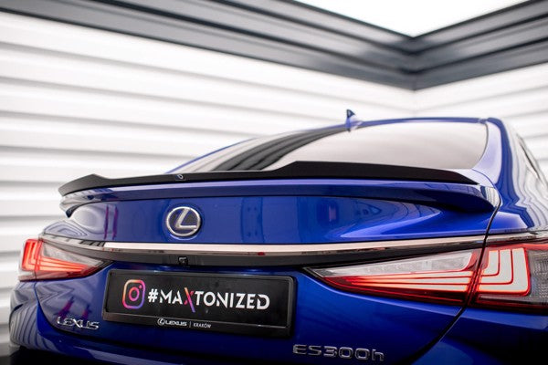 Maxton Spoiler Cap Lexus Es F Sport Mk7 - Gloss Black