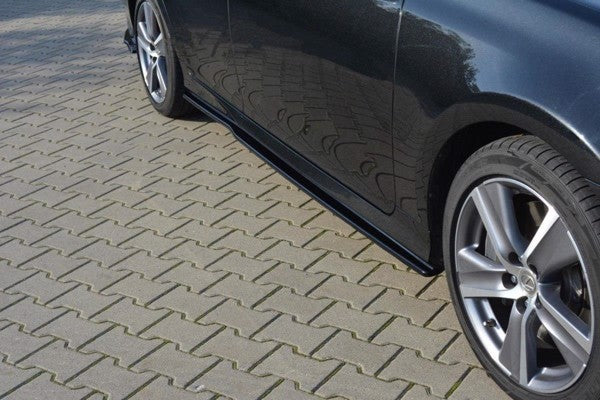 Maxton Side Skirts Diffusers Lexus Gs Mk4 Facelift - Gloss Black