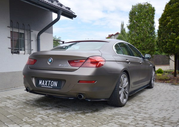 Maxton Rear Side Splitters BMW 6 Gran Coupé - Gloss Black
