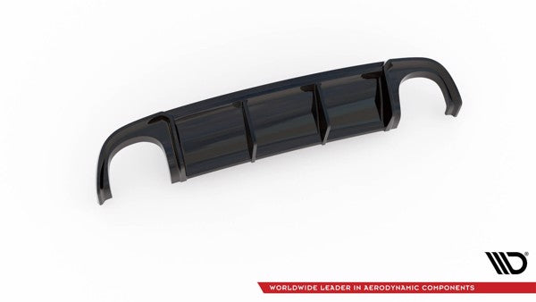 Maxton Rear Valance Audi RS4 B7 - Gloss Black
