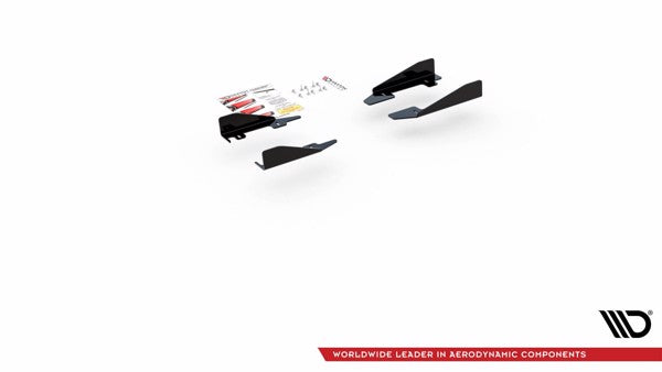 Maxton Side Flaps Volkswagen Polo Gti Mk6 - Gloss Flaps