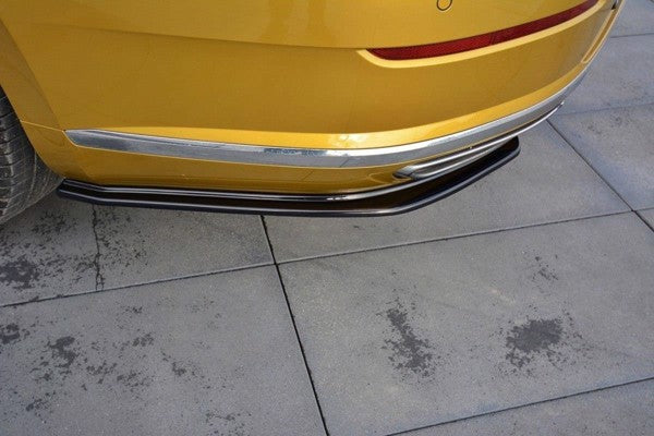 Maxton Rear Side Splitters VW Arteon - Gloss Black