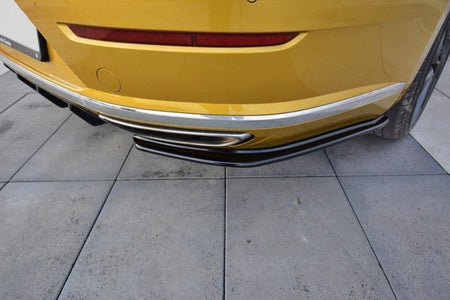 Maxton Rear Side Splitters VW Arteon - Gloss Black