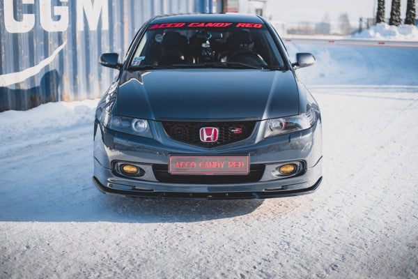 Maxton Front Splitter V.2 Honda Accord Mk7 Type-S - Gloss Black