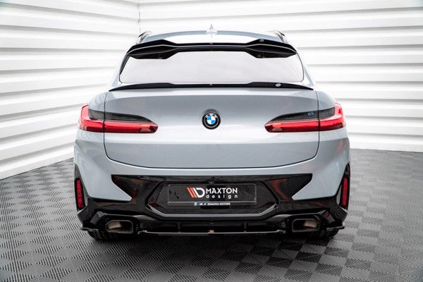 Maxton Spoiler Cap V.2 BMW X4 M-Pack G02 Facelift - Gloss Black