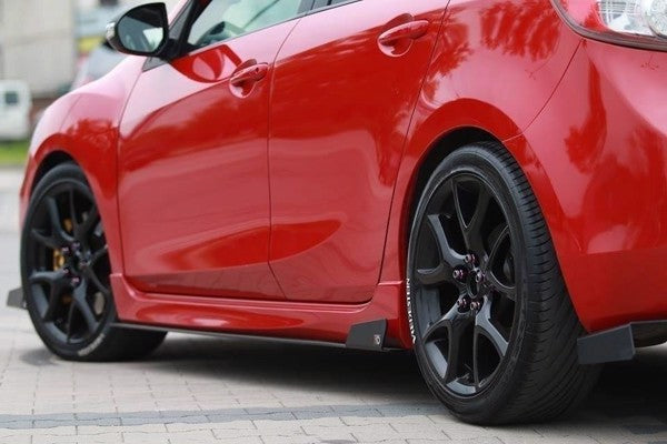 Maxton Racing Side Skirts Diffusers Mazda 3 Mk2 Mps