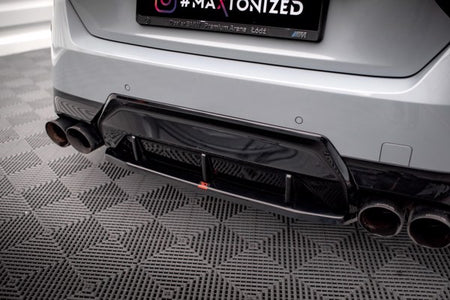 Maxton Central Rear Splitter For BMW 2 Coupe M240I G42 - Gloss Black