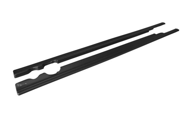 Maxton Side Skirts Diffusers Mercedes C-Class S205 63Amg Estate - Gloss Black