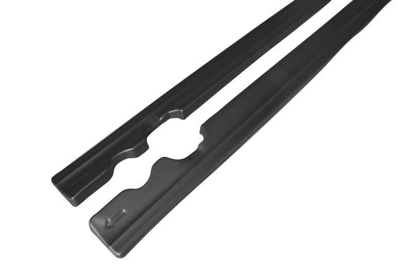 Maxton Side Skirts Diffusers Mercedes C-Class S205 63Amg Estate - Gloss Black