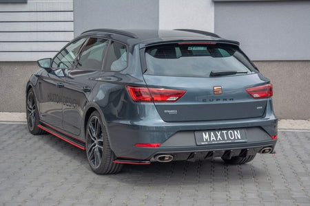 Maxton Spoiler Cap Seat Leon Mk3 Cupra St Facelift - Gloss Black