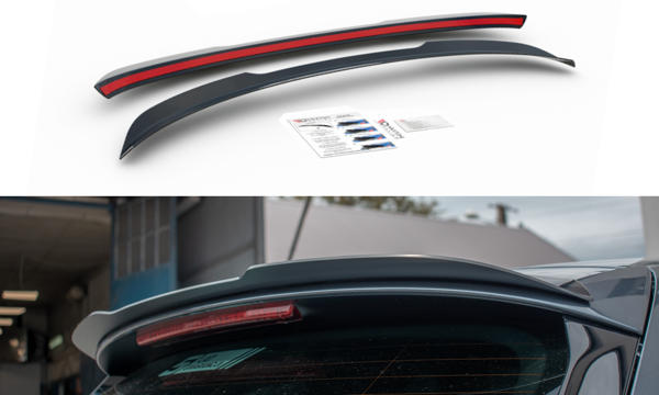 Maxton Spoiler Cap Seat Leon Mk3 Cupra St Facelift - Gloss Black