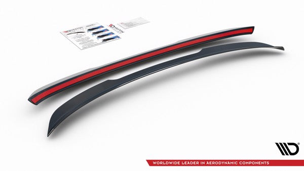 Maxton Spoiler Cap Seat Leon Mk3 Cupra St Facelift - Gloss Black