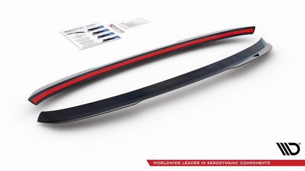 Maxton Spoiler Cap Seat Leon Mk3 Cupra St Facelift - Gloss Black