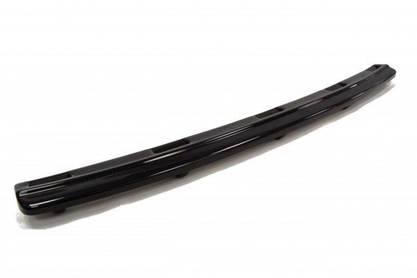 Maxton Central Rear Splitter VW Passat Cc R36 Rline (Preface) (With Vertical Bars) - Gloss Black