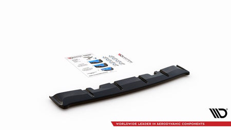 Maxton Central Rear Splitter Volkswagen Golf 8 Gti Clubsport - Gloss Black