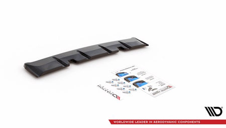 Maxton Central Rear Splitter Volkswagen Golf 8 Gti Clubsport - Gloss Black